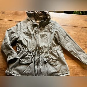 Hooded army jacket-size 1X
